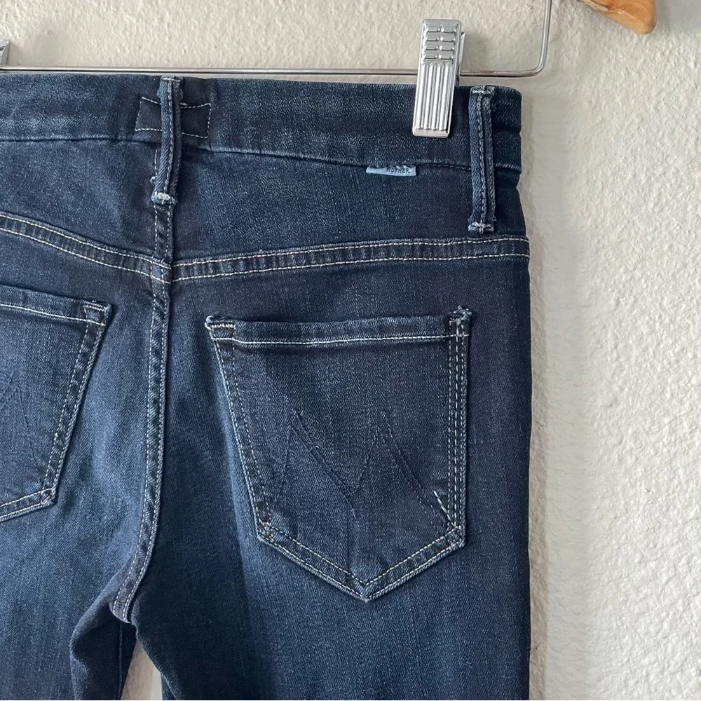 MOTHER High Waisted Looker Skinny Jeans in Coffee Tea or Me Women’s 24 Blue - Picture 11 of 16